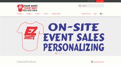 Desktop Screenshot of ezshirtz.com